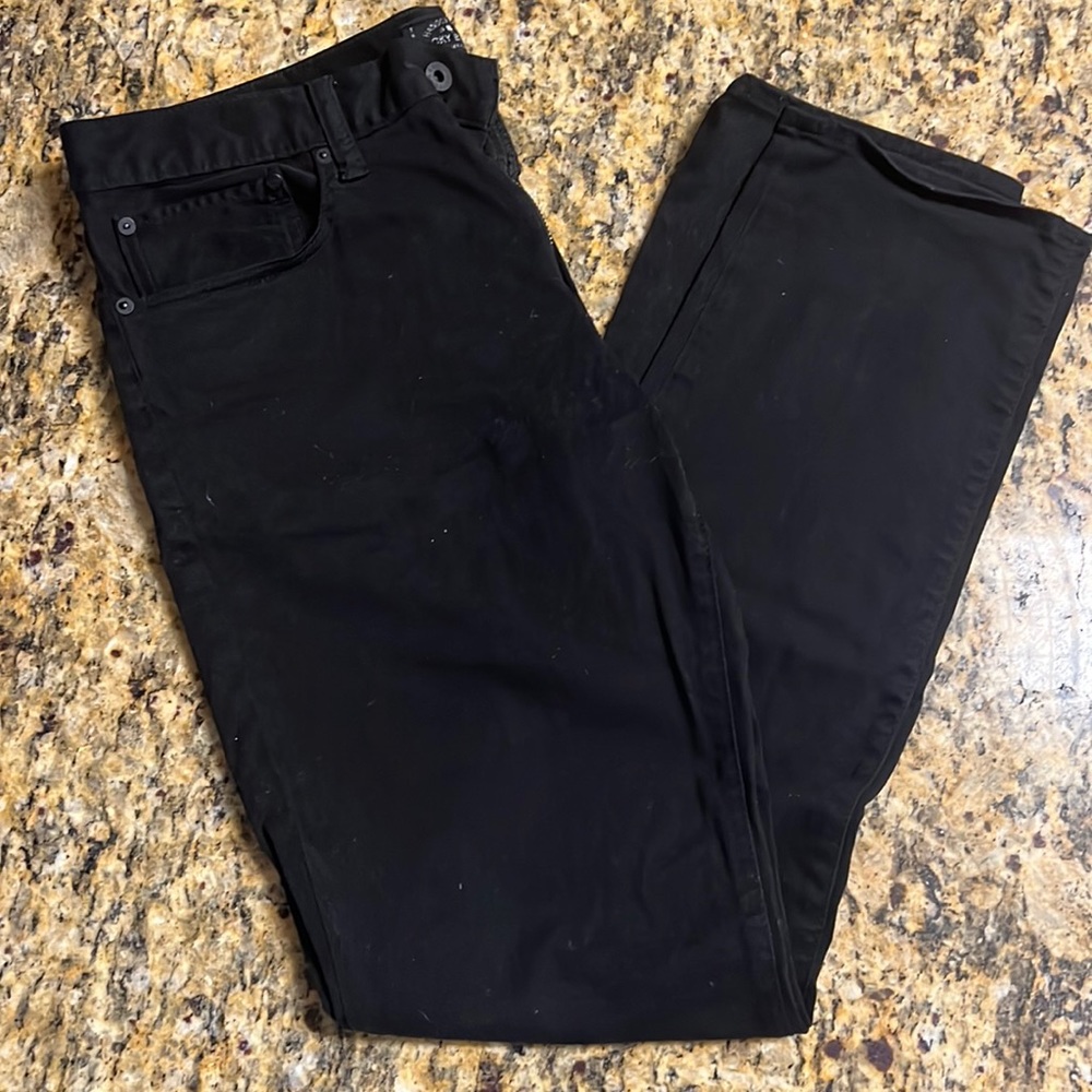 Lucky Brand 121 Heritage Slim Pants Black 32x32